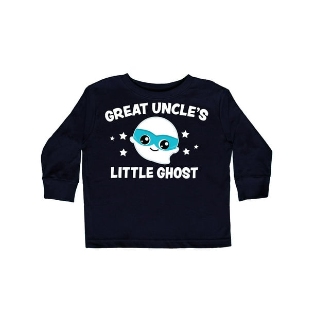 inktastic Cute Uncles Little Ghost with Stars Toddler Long Sleeve T-Shirt inktastic Cute Uncles Little Ghost with Stars Toddler Long Sleeve T-Shirt